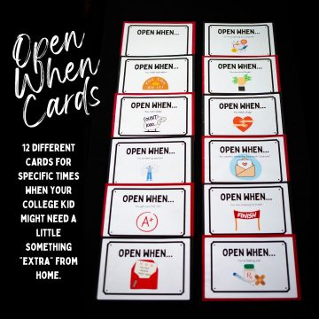 Open When Cards